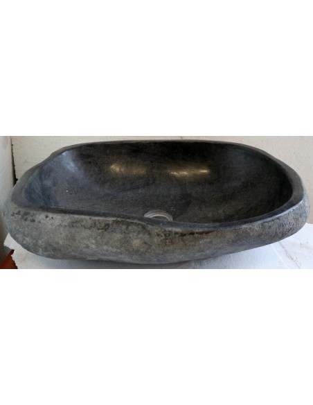 Lavandino pietra di fiume cm 57x39x15 river stone sasso lavabo sink bagno lav.n 92