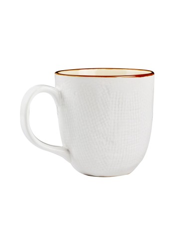 Servizio di 6 tazze da Orzo Ceramica bianche...