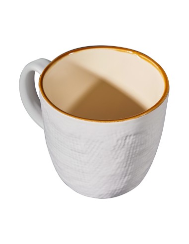 Servizio di 6 tazze da Orzo Ceramica bianche...