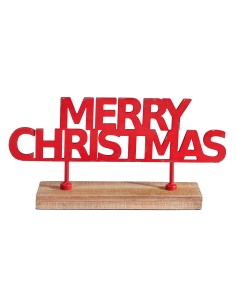 MERRY - MERRY CHRISTMAS SCRITTA DA APPOGGIO in metallo e... 2