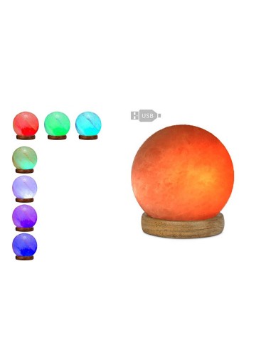 LAMPADA DI SALE Sfera USB CM H8 LED COLORATI...