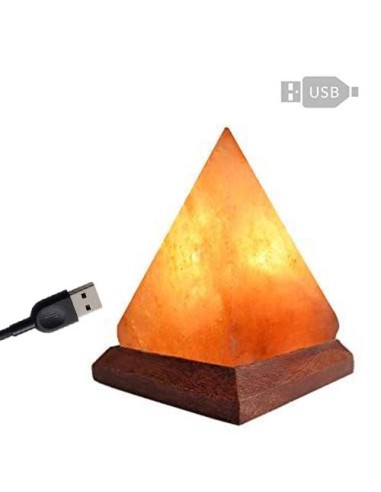 LAMPADA DI SALE USB PIRAMIDE LED COLORATO CM...