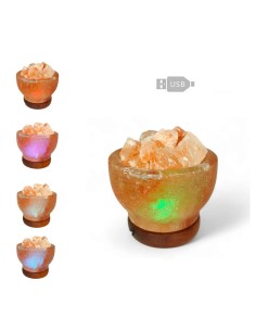 LAMPADA DI SALE ROSA USB BRACIERE CM H7X10 con scatola...