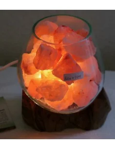 Lampada di sale UNICA VOGANTO creata in vetro soffiato su... 2