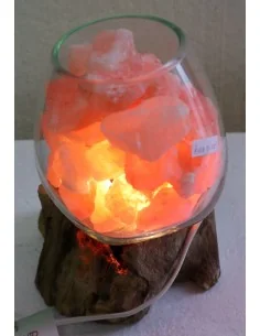 Lampada di sale UNICA VOGANTO creata in vetro soffiato su... 2