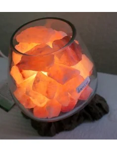 Lampada di sale UNICA VOGANTO creata in vetro soffiato su... 2