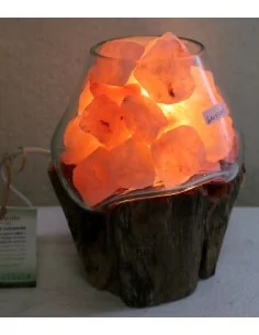 Lampada di sale UNICA VOGANTO creata in vetro soffiato su... 2