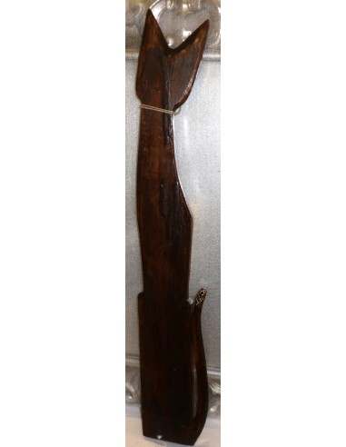 Gatto il legno realizzato a mano alto cm 100...