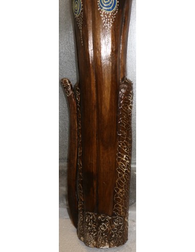 Gatto in legno realizzato a mano alto cm 100...