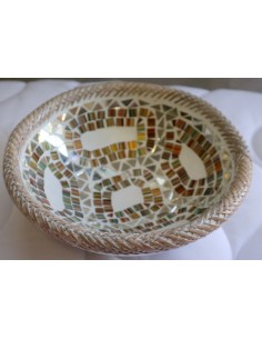 Portagioie o svuota tasche in terra cotta e mosaico di... 2