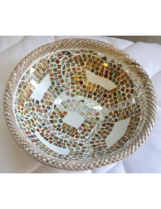 Portagioie o svuota tasche in terra cotta e mosaico di...