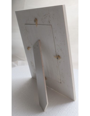 Porta foto cornice grigia argento a fiori in...