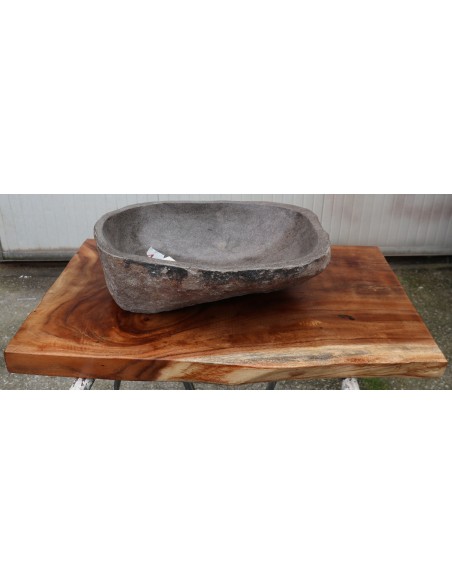 Piano in legno top massello suar o noce indiano per bagno cm 81x52/55x5h tavola n. 11