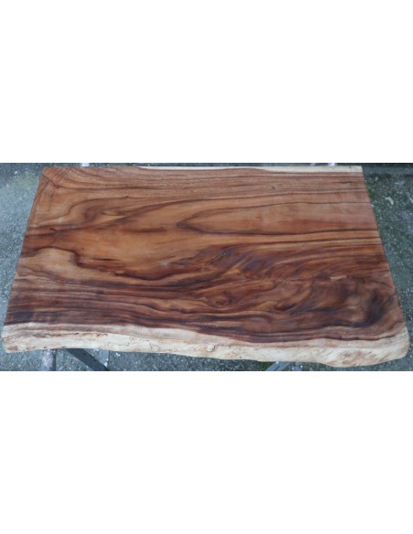 Piano in legno top massello suar o noce indiano per bagno cm 106x62x68x5h OFFERTA tavola n. 15