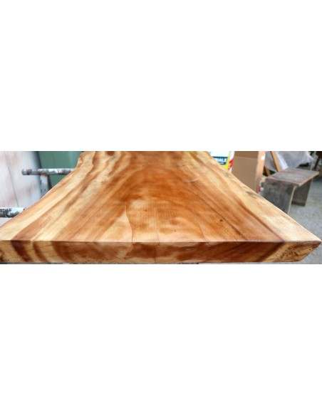 Piano in legno top massello suar o noce indiano per bagno cm 120x65x76x5h tavola n. 16