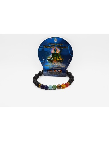 Bracciale energetico VOGANTO 7 Chakra pietre...