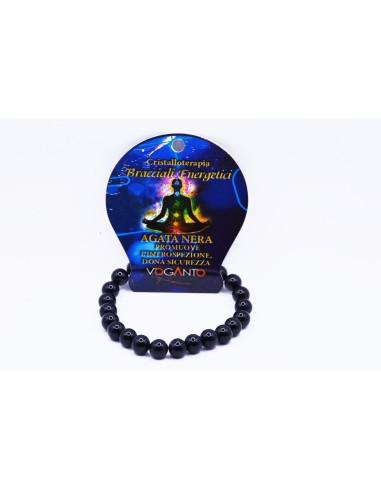 Bracciale energetico VOGANTO in pietra vera di...