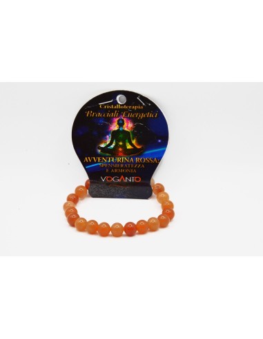 Bracciale energetico VOGANTO in pietra vera di...