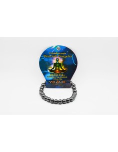 Bracciale energetico VOGANTO in pietra vera IN EMATITE mm...