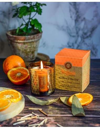 CANDELA ORGANIC LAVANDA IN CERA DI SOIA CON...