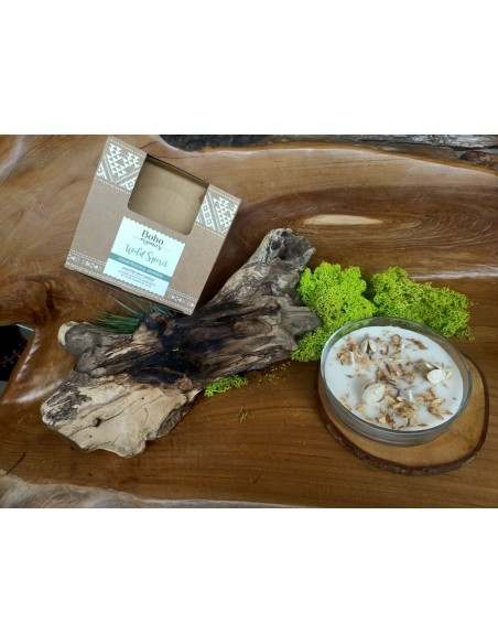 CANDELA 3 STOPPINI BOHO ORGANIC WILD SPIRIT GELSOMINO/CAPRIFOGLIO GR 200 VOGANTO