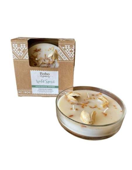 CANDELA 3 STOPPINI BOHO ORGANIC WILD SPIRIT GELSOMINO/CAPRIFOGLIO GR 200 VOGANTO