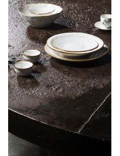 Servizio da 6 di Piatti Ceramica bianchi linea... 2