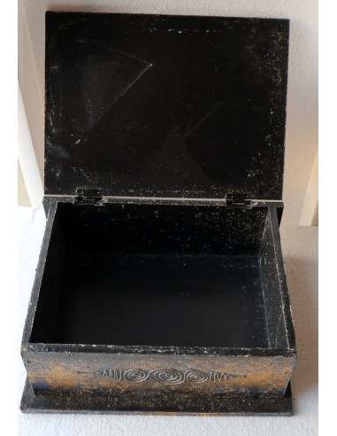 Scatola porta gioie in legno con inciso Albero...