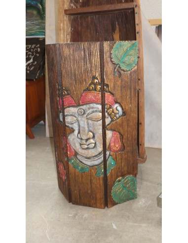 Pannello decorativo in legno trittico con...