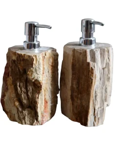 Dispenser in pietra legno fossile fossilizzato cm 10x9x20...