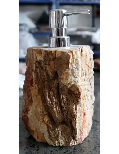Dispenser in pietra legno fossile fossilizzato...