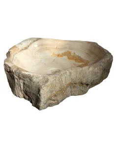 Lavandino in onice bianco chiaro pietra cm 58x56x15 2