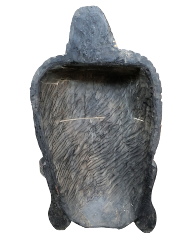 Testa di Buddha in Legno Intagliato a Mano –...