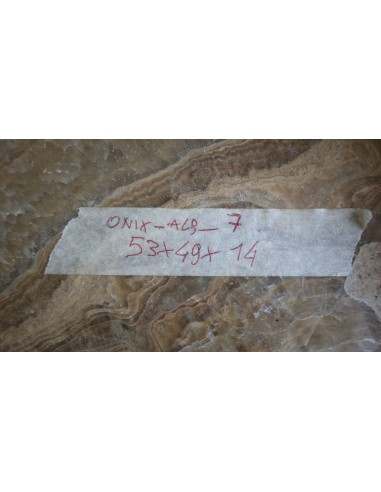 Lavandino in onice marrone miele pietra cm...