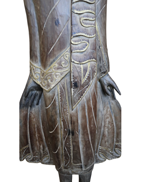 Statua in Legno Divinità Balinese – 205h cm – Intagliata a Mano in Indonesia