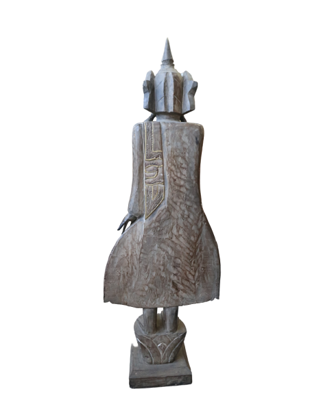 Statua in Legno Divinità Balinese – 205h cm – Intagliata a Mano in Indonesia