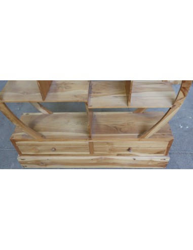 Mobile Tondo in Legno di Teak – Design Etnico...