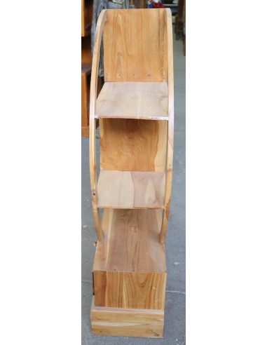 Mobile Tondo in Legno di Teak – Design Etnico...