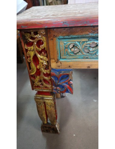 Consolle Porta TV in Legno Intagliato – Stile...