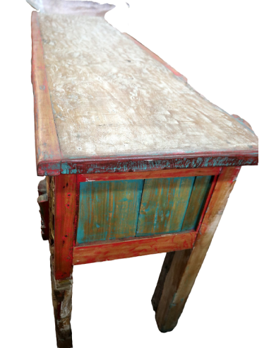 Consolle Porta TV in Legno Intagliato – Stile...