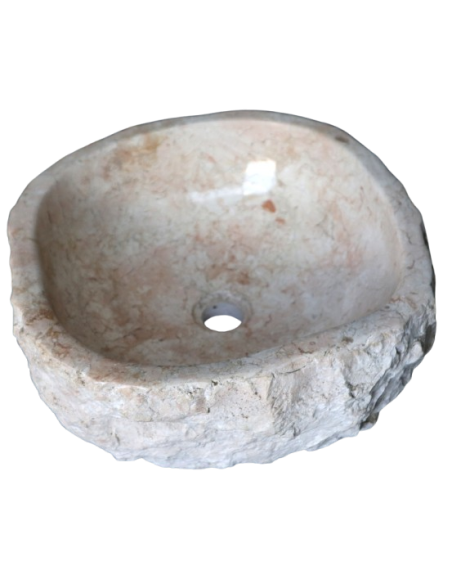 Lavandino in Marmo Naturale 43x40x15 cm – Artigianato Indonesiano