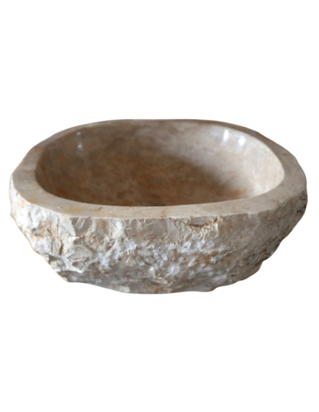 Lavandino in Marmo Naturale 44x42x15 cm – Artigianato Indonesiano