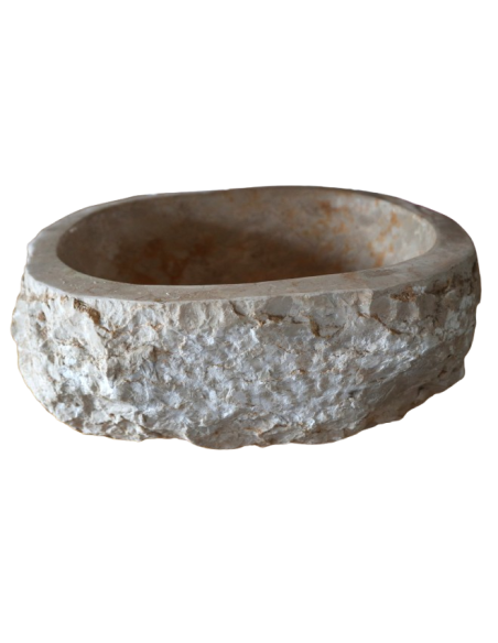 Lavandino in Marmo Naturale 44x42x15 cm – Artigianato Indonesiano