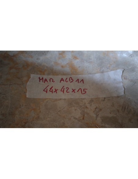 Lavandino in Marmo Naturale 44x42x15 cm – Artigianato Indonesiano