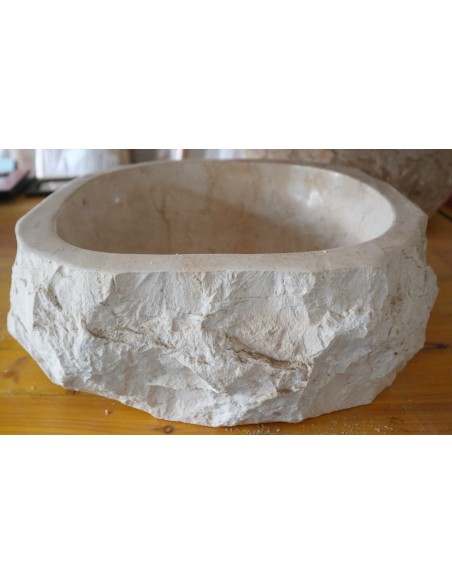 Lavandino in Marmo Naturale 40x39x15 cm – Artigianato Indonesiano