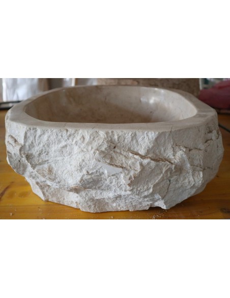 Lavandino in Marmo Naturale 40x39x15 cm – Artigianato Indonesiano