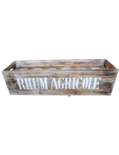 Scatola Porta Bottiglie in Legno di Albesia 80x22x22 cm –...