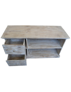 Mobile Porta TV in Legno di Albesia 100x40x50 cm –... 2