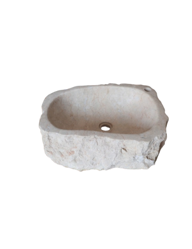 Lavandino in Marmo Naturale 52x38x15 cm con...