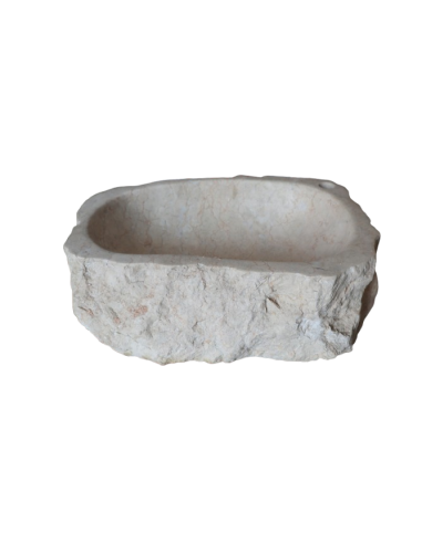 Lavandino in Marmo Naturale 52x38x15 cm con...